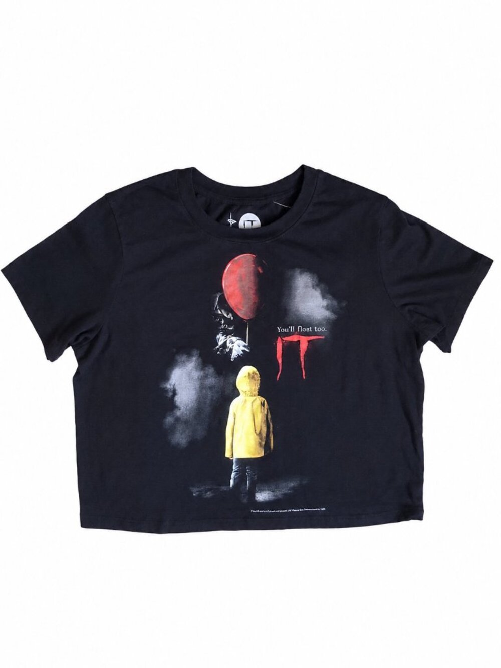 Warner Bros Stephen King’s IT Cropped Graphic T-Shirt | Size Large